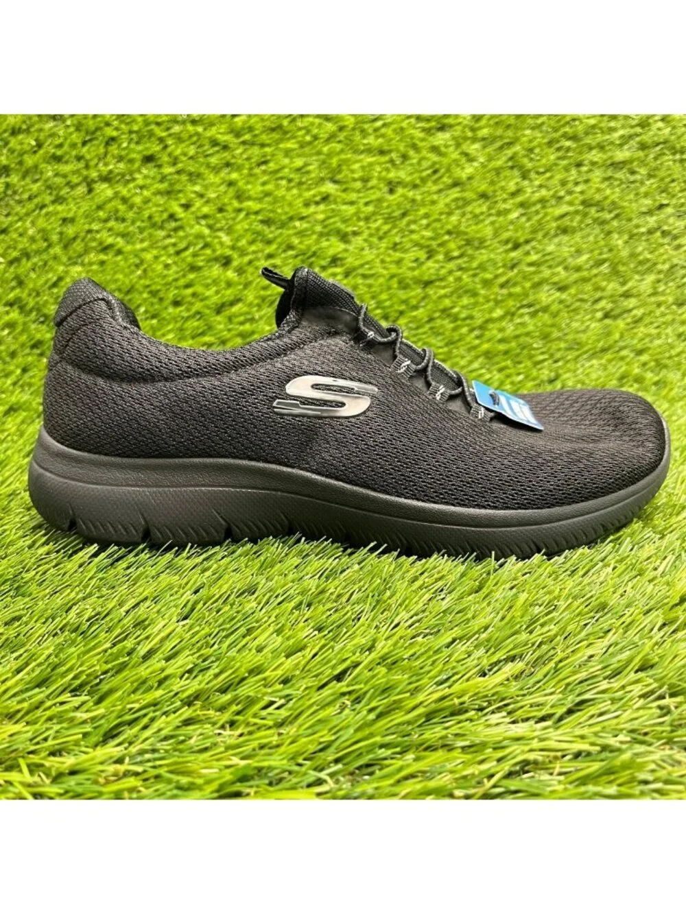 Skechers Summits-Summer Blush Womens Size 6.5D Black Athletic Shoes Sneakers